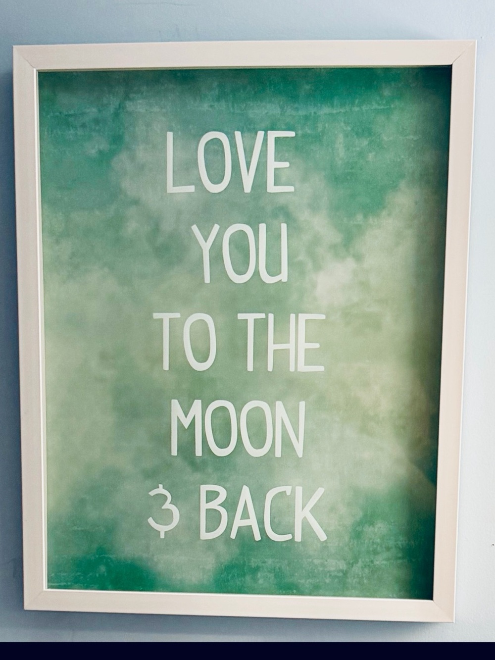 Love You to the Moon & Back Wall Art Framed Print
